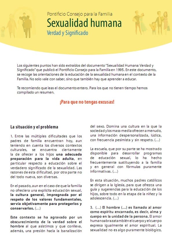 Sexualidad Humana: Verdad y Significado - Extracto